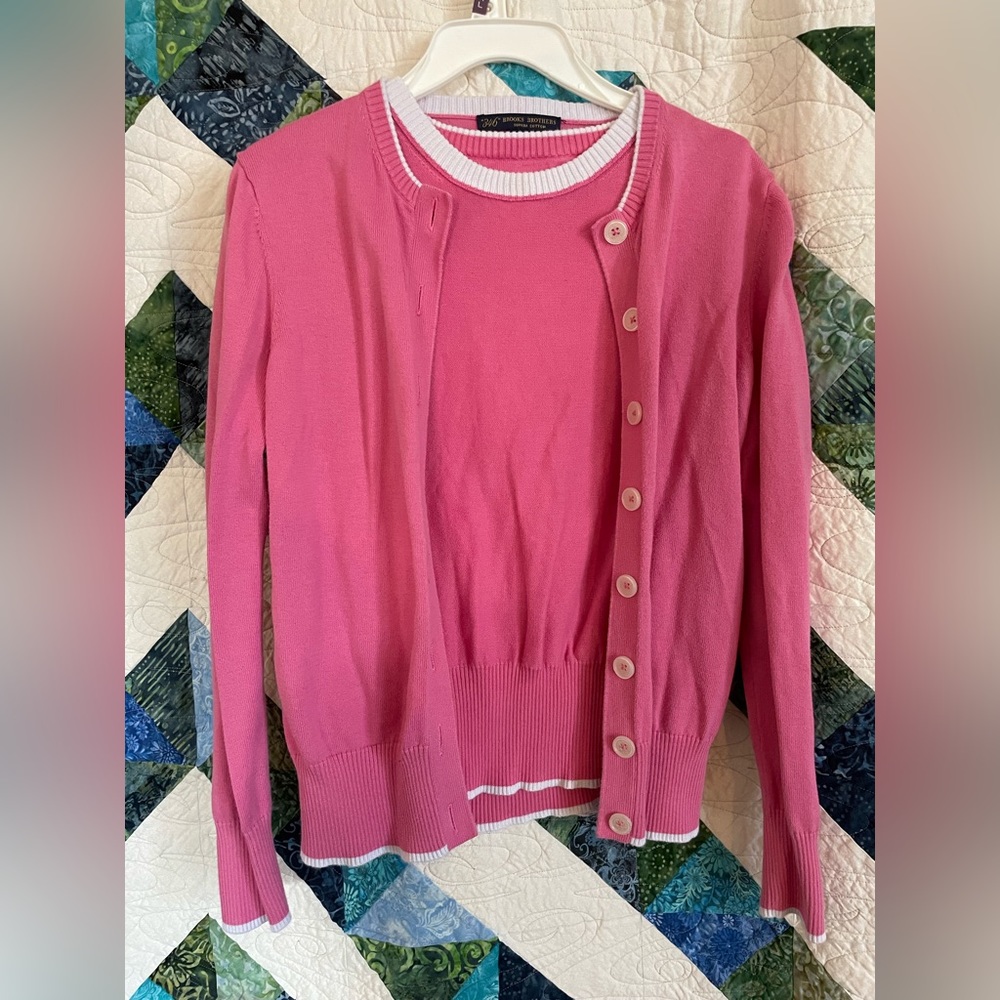 “346” BROOKS BROTHERS TWO PIECE TOP